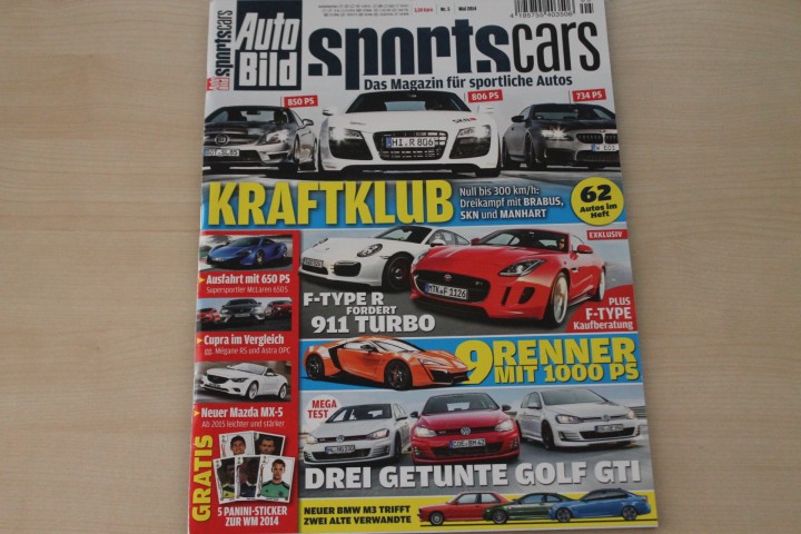 Deckblatt Auto Bild Sportscars (05/2014)